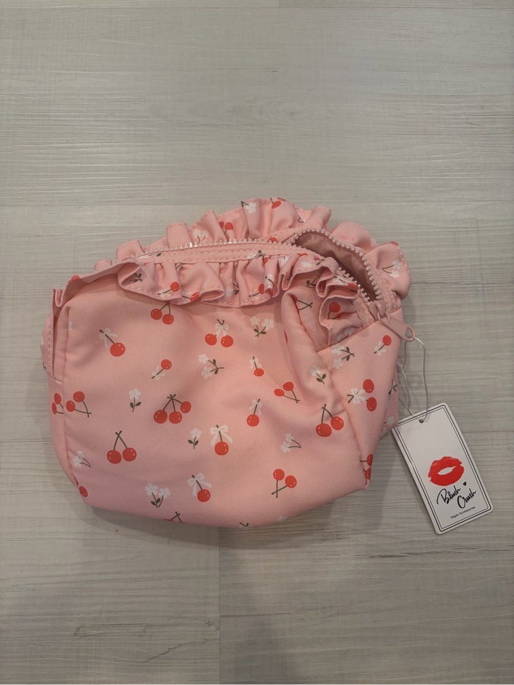 Cherry Print Makeup Case